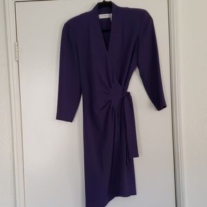 Liz Claiborne Wrap Around dress with 3/4 sleeves